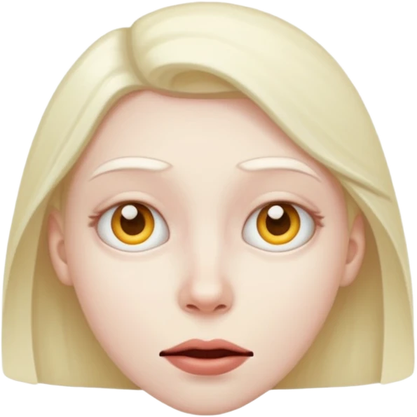 Weird look emoji