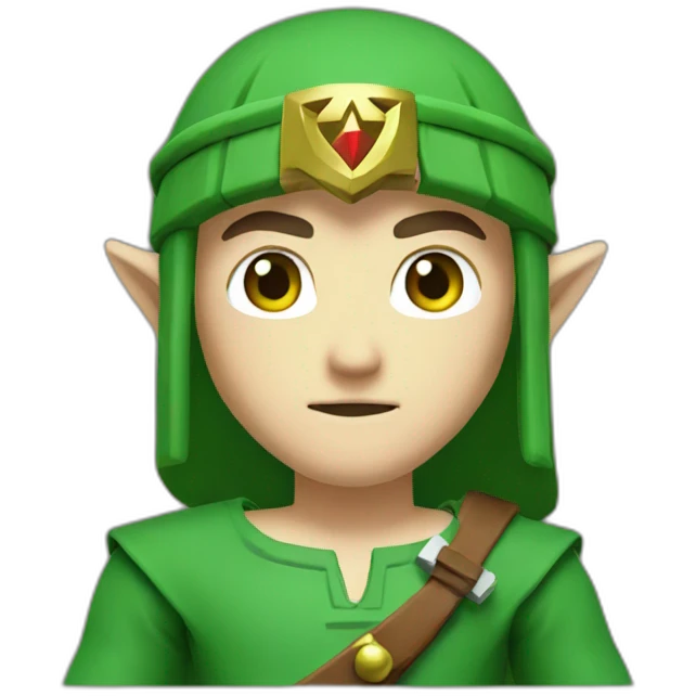 Link, the legend of Zelda emoji