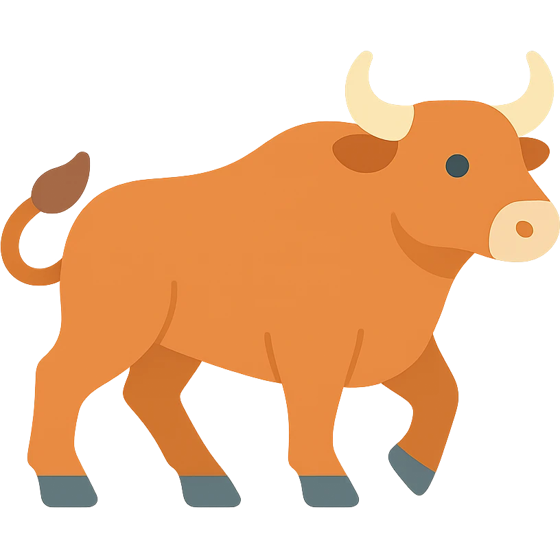Big bull emoji