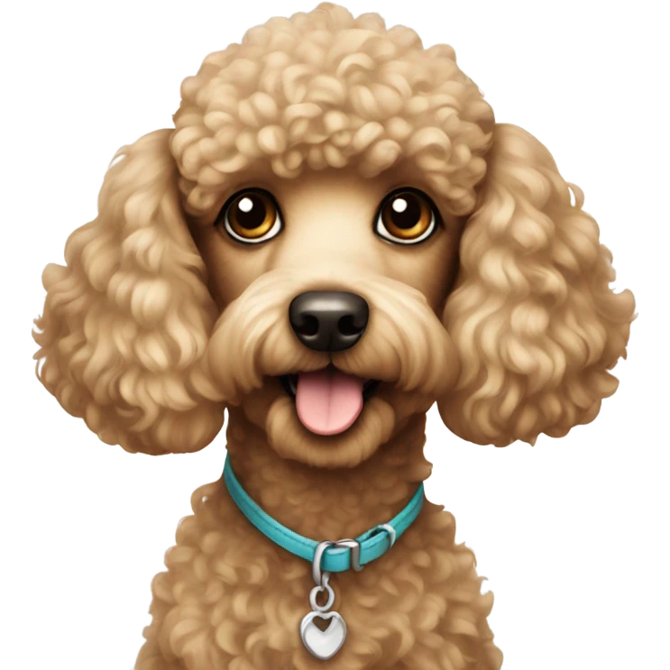 Dog poodle  emoji