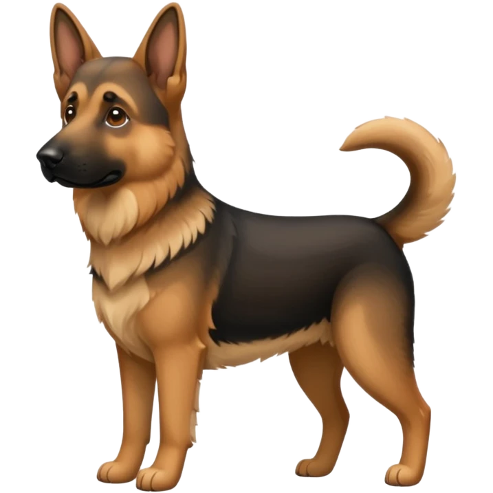 German shepherd  emoji