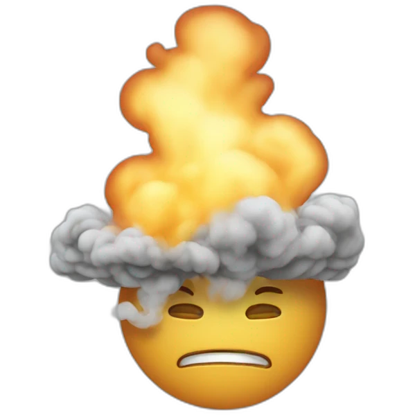 Smoke puffs emoji