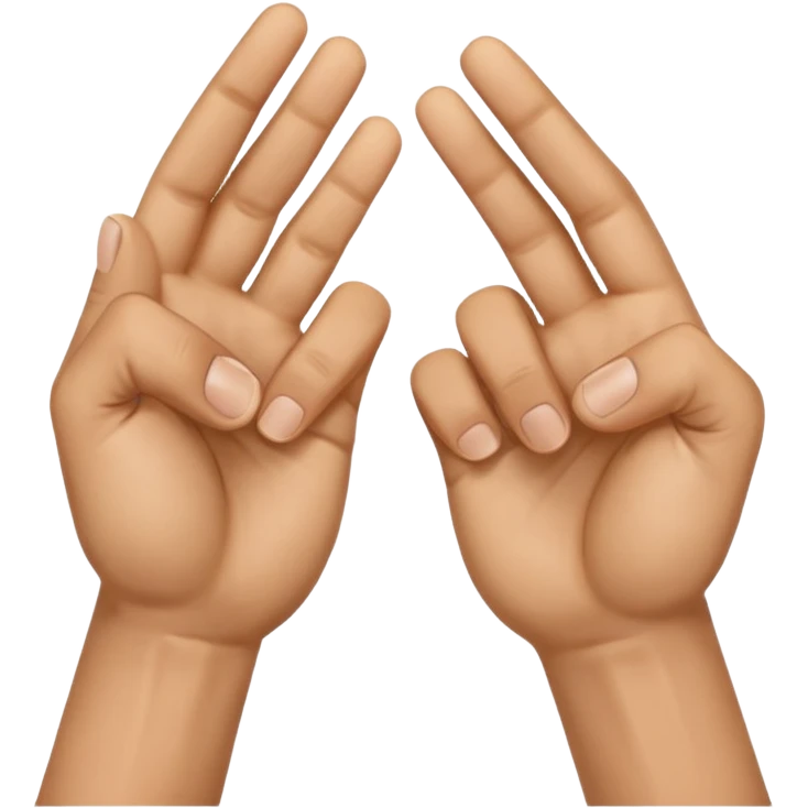 Chinese fist and palm salute emoji