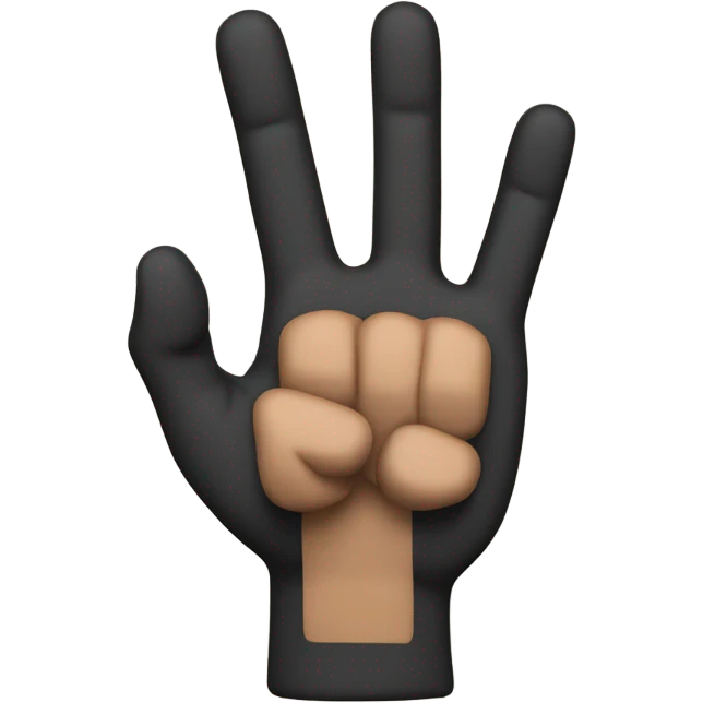hand making a letter K emoji