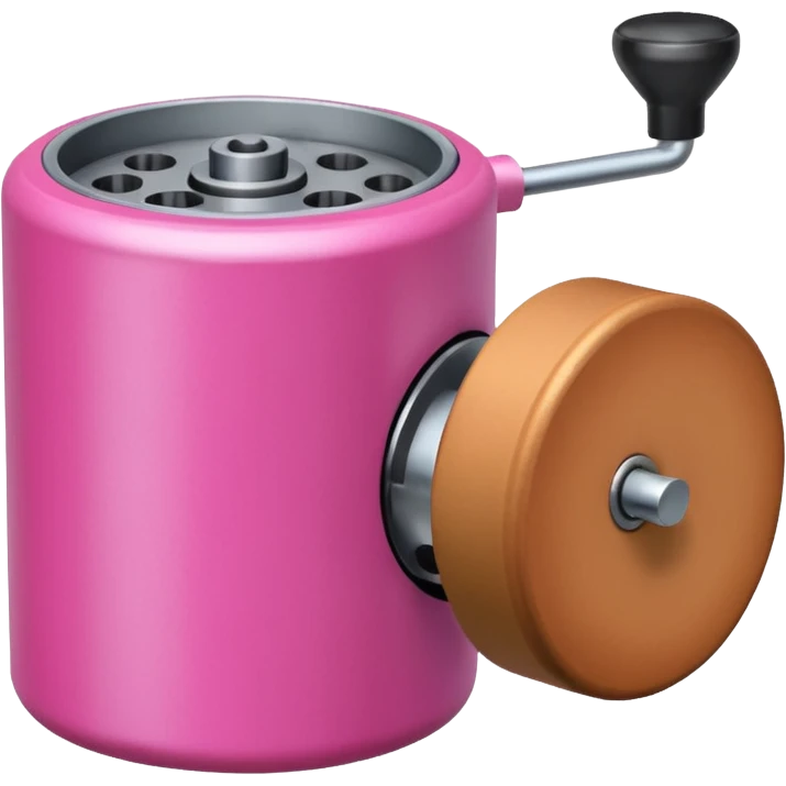 Pink grinder   emoji