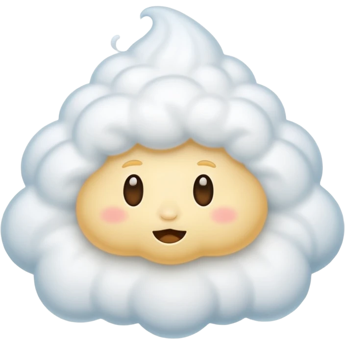 A cute fart emoji