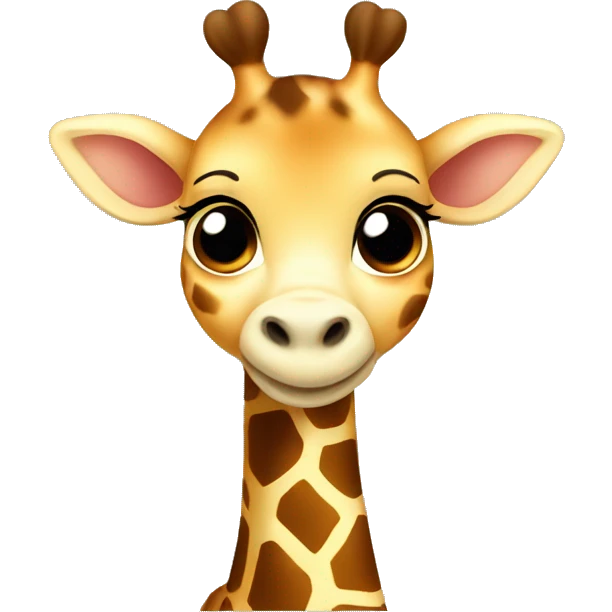 cute baby giraffe emoji