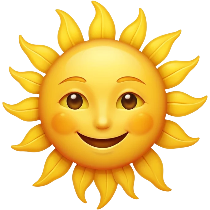 bright smiling sun emoji