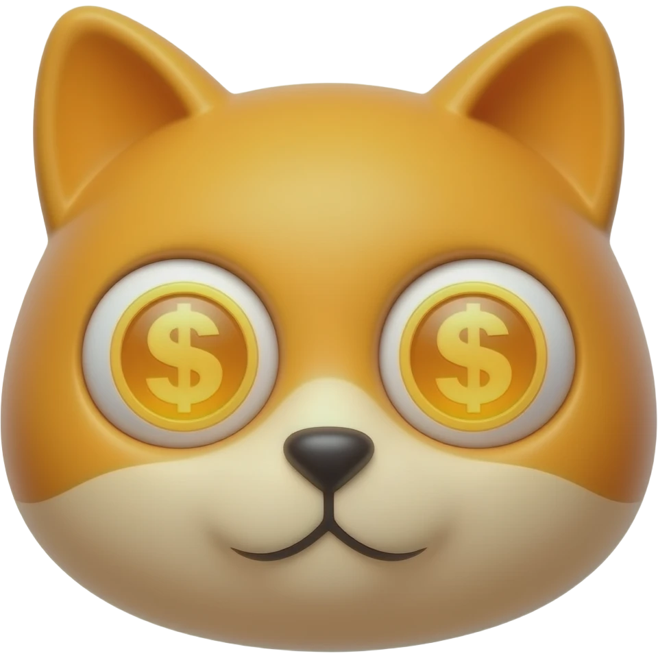 create me emoji for discord i need 16 emoji and it name is $MOMO memecoin bullish and bearish emoji and the ava is little cute cat with eyes solana icon it color is orange light shining like half cat cartoon 3d but like labubu emoji
