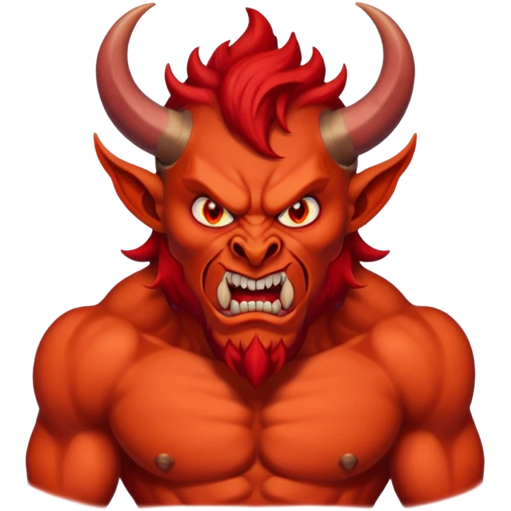 Satan from Christian Gods emoji