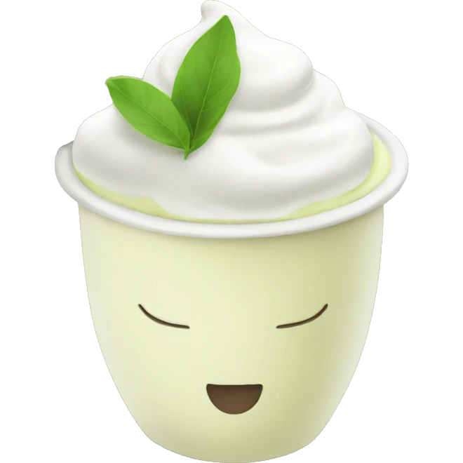 Matcha latte emoji