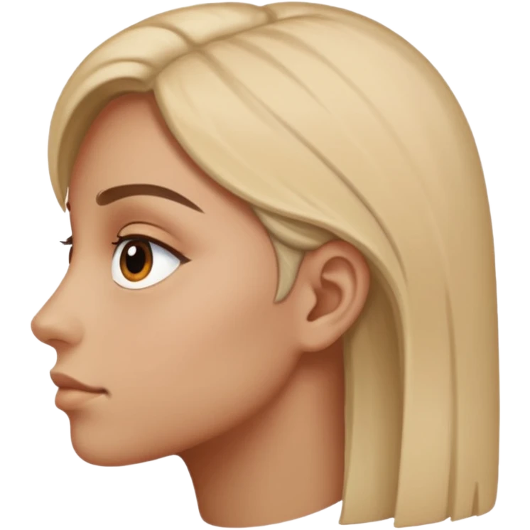 side of face eye looking to side  emoji