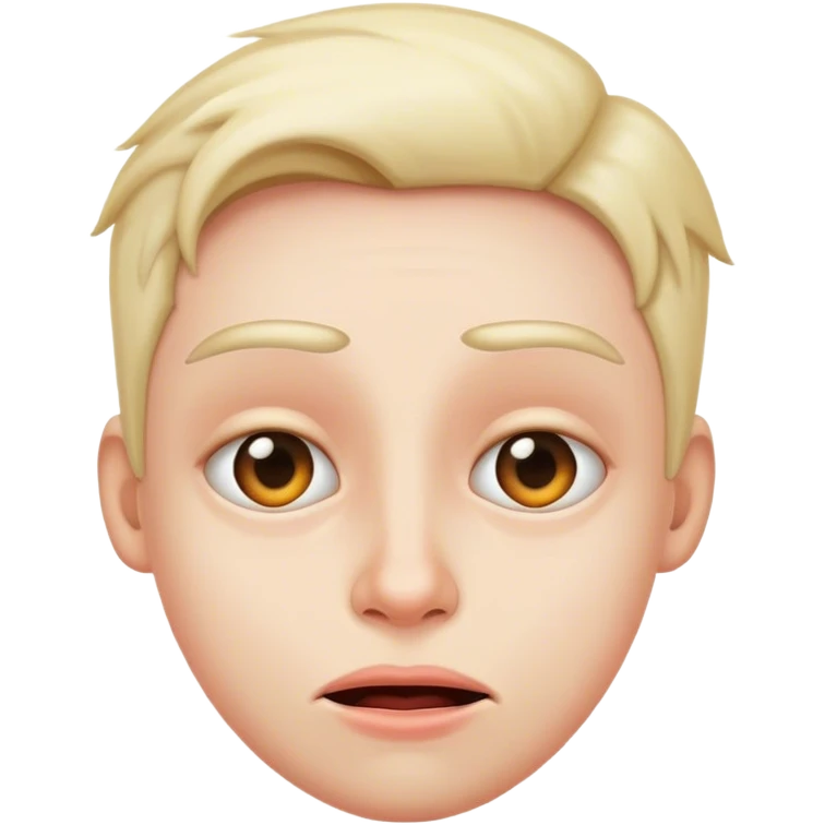 Yoooo wtf is wrong with you weirdo face emoji