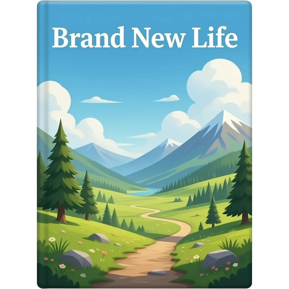 The GURPS RPG with text "Brand New Life" in a landscape size of 1600 x 800. emoji