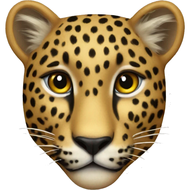 Leopard heart emoji