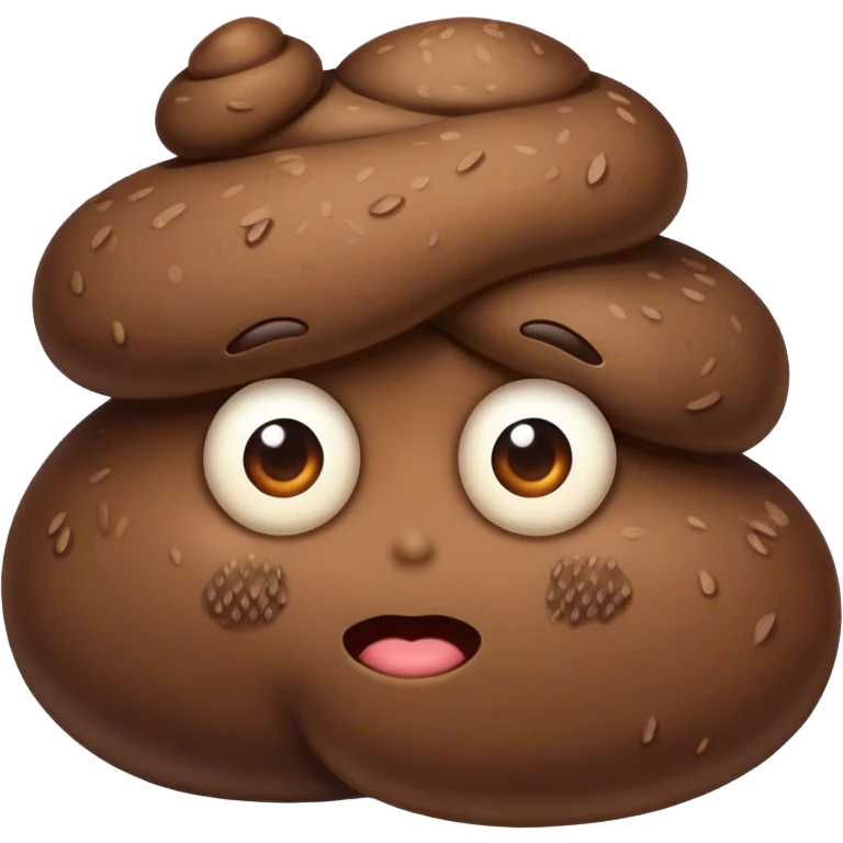 side eye poop emoji