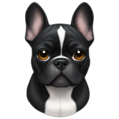 black-french-bulldog emoji