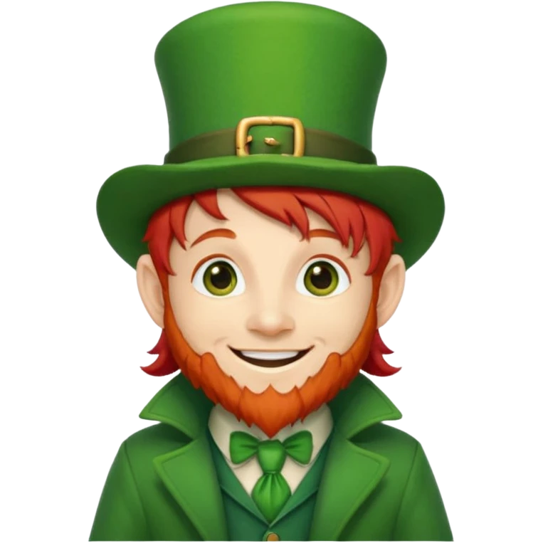 adorable leprechaun emoji