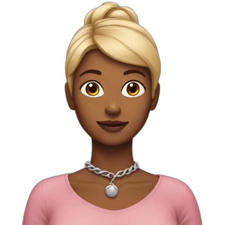 woman with cat on her neck emoji