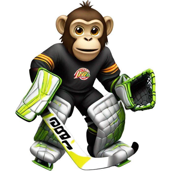 Monkey goalie emoji