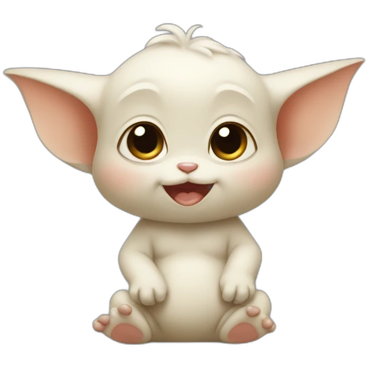 baby grogu shrugging emoji