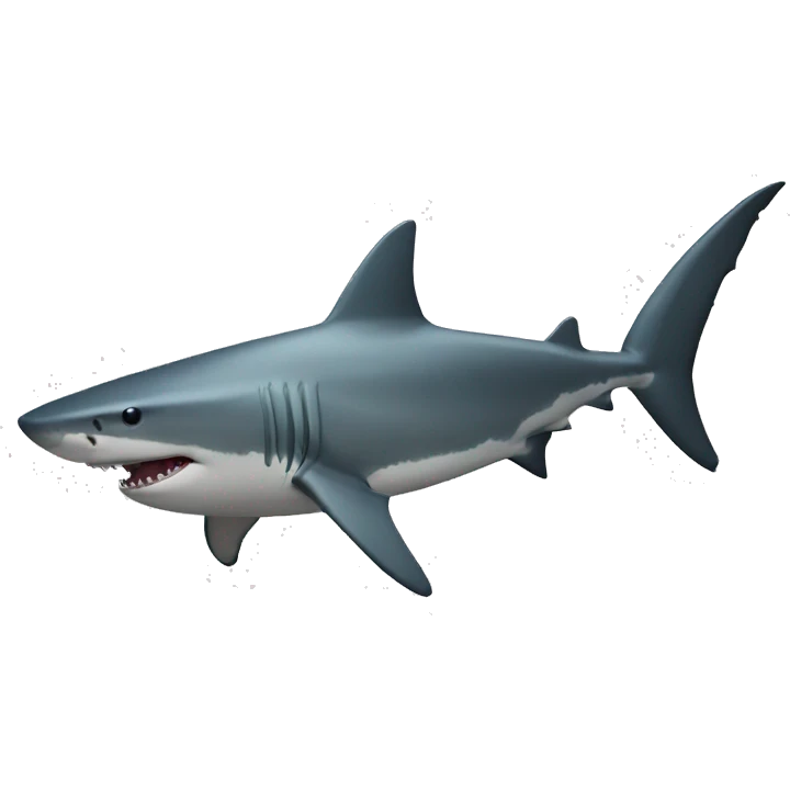 Shark at the emoji