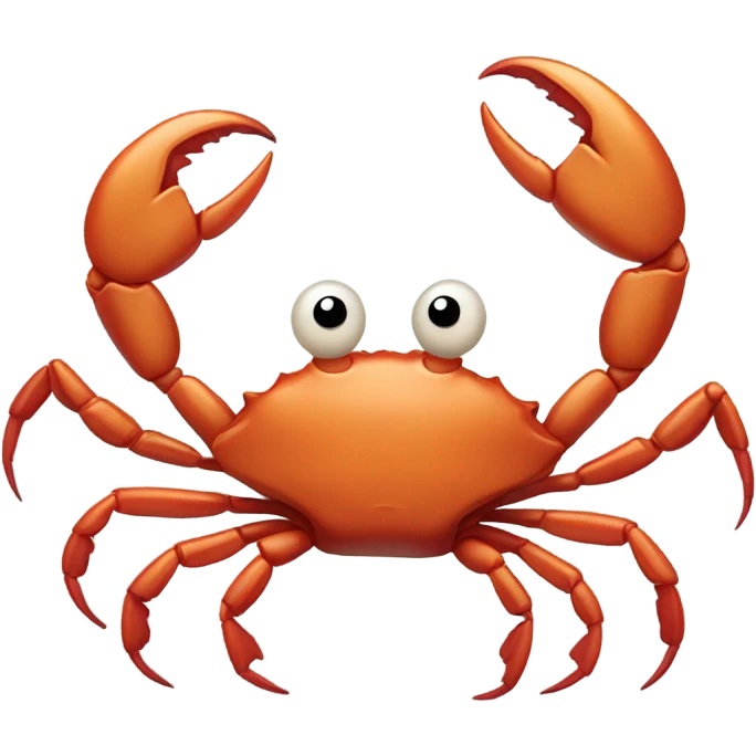 crab that completely agrees with me emoji
