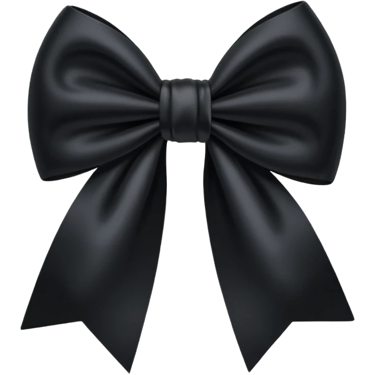 black bow emoji