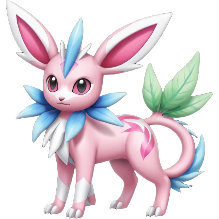 Sylveon-Palkia-Dialga-Shaymin-Meloetta-Celebi-Espeon-fusion-animal-Fakémon-creature  emoji