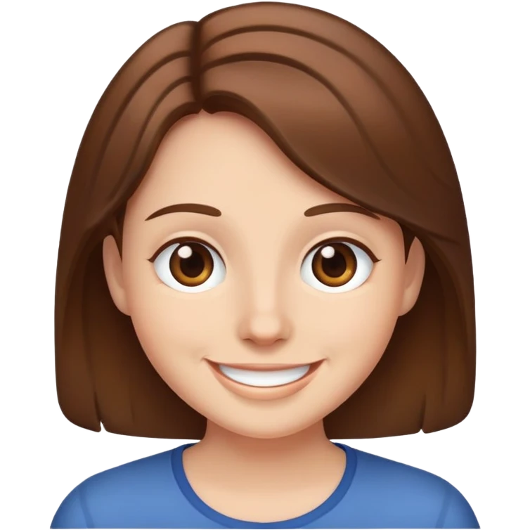 poop with brown hair emoji