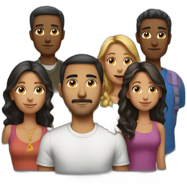 familia 5 integrantes emoji