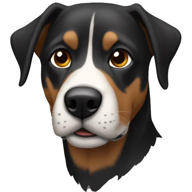 perro negro emoji