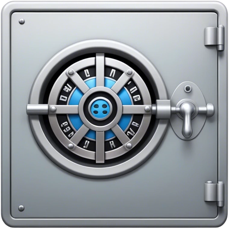 a global bank vault emoji