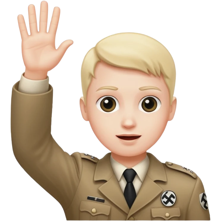 Nazi salute emoji