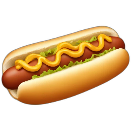 hot dog emoji