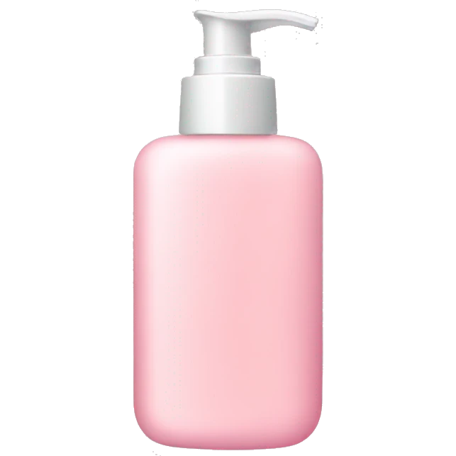 Light pink lotion bottle emoji