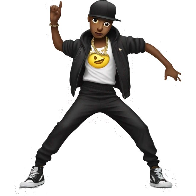 Hip hop dancer emoji