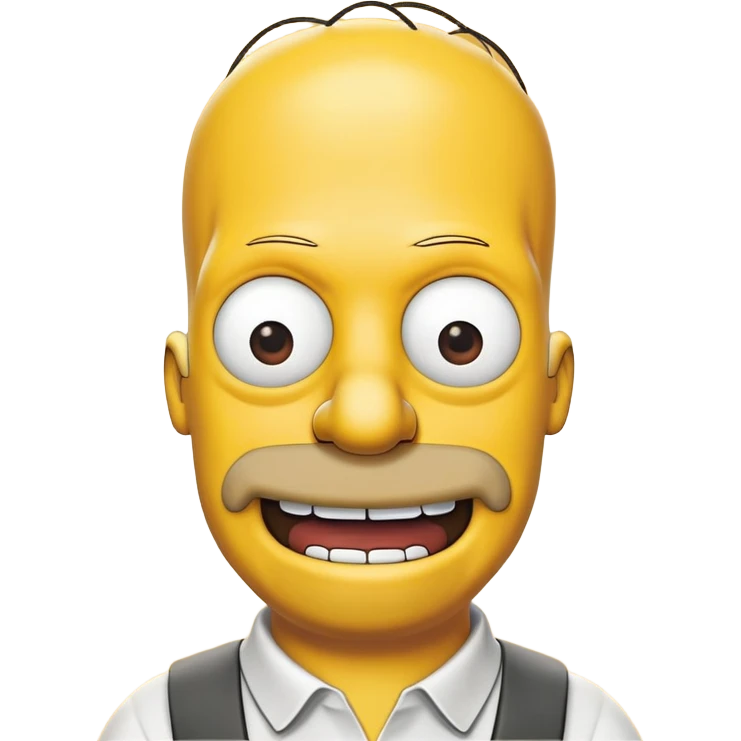 Homer sims on  emoji