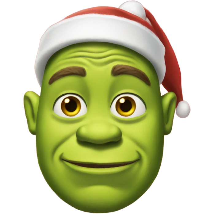 Christmas shrek  emoji