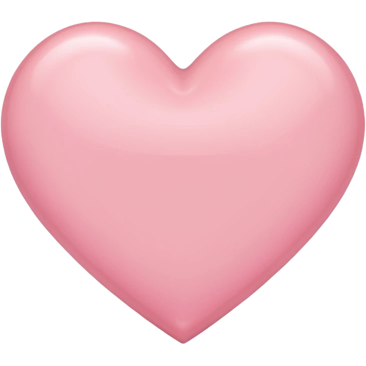 light pink heart  emoji