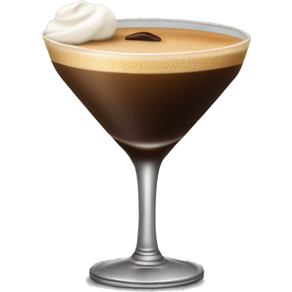 espresso martini cocktail emoji