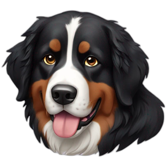 Bernese Mountain Dog emoji