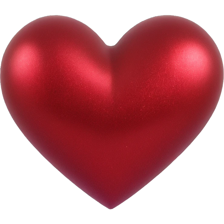 Dark red sparkly heart emoji