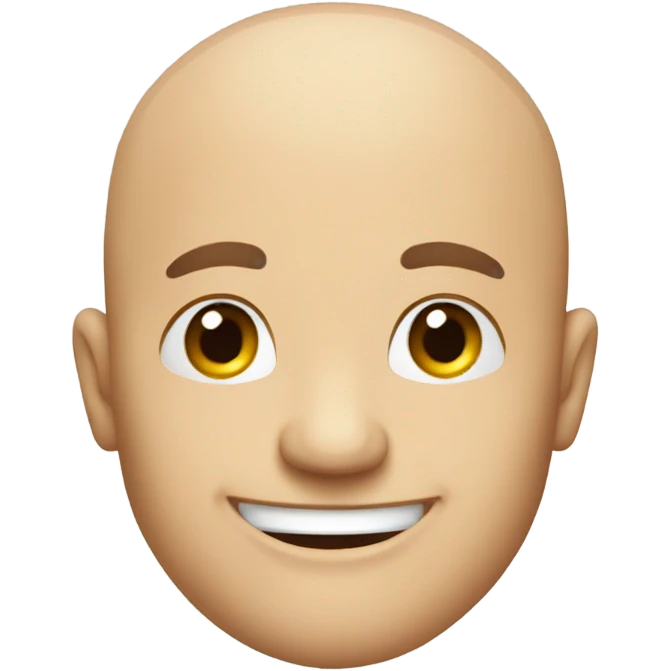 Bald guy thumbs up emoji