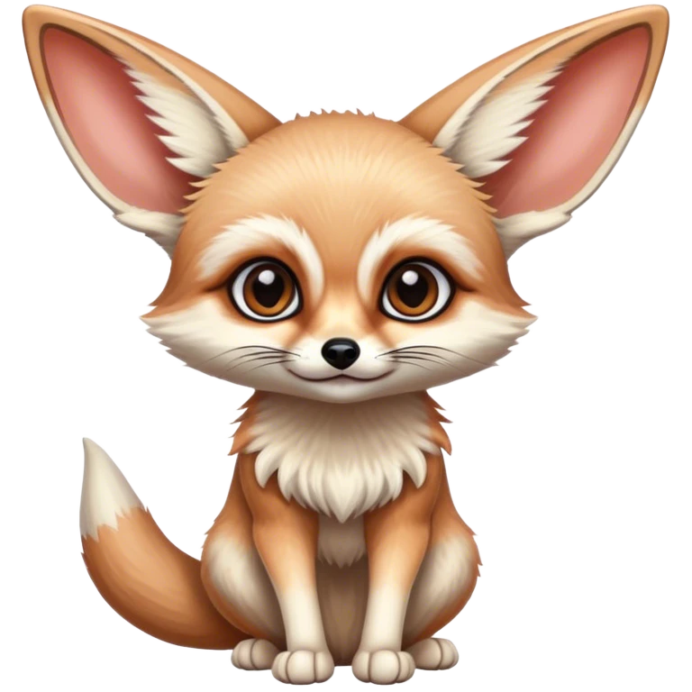 fennec avec des gros yeux emoji