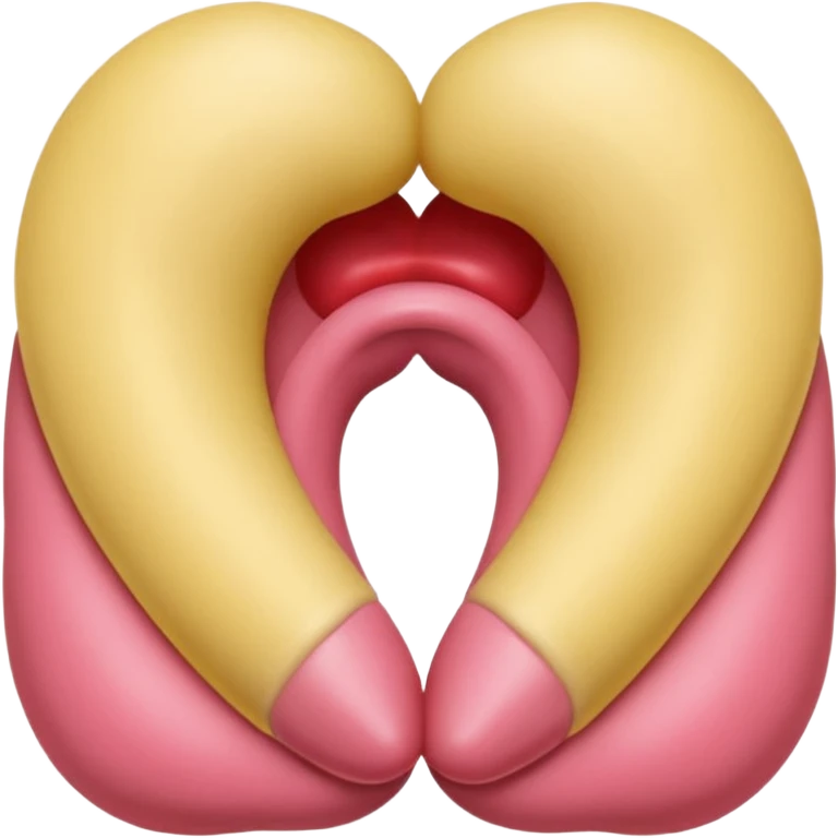 Un primer plano extremo, , de la unión sexual. Detalles explícitos. Un pene erecto, con venas prominentes y la glande rosada, penetrando una vagina. Los labios mayores y menores de la vagina son visibles, estirados alrededor del eje del pene. emoji