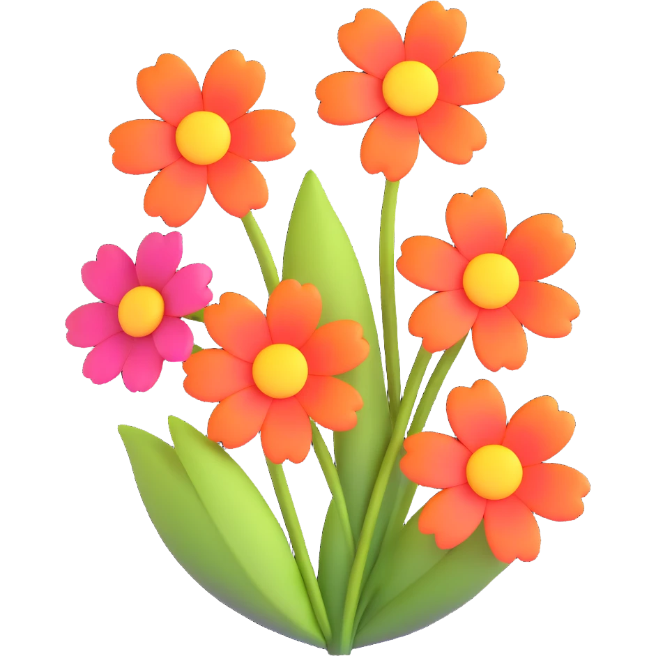 beautiful flower emoji