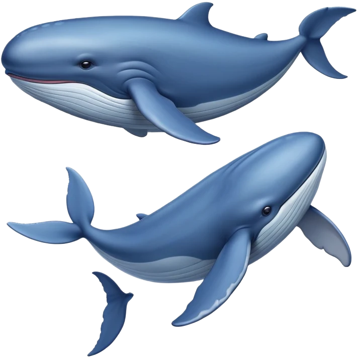 A blue whale emoji
