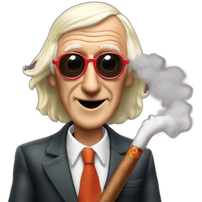 Sir Jimmy Savile's cigar emoji