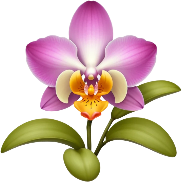 Orquídea blanca emoji